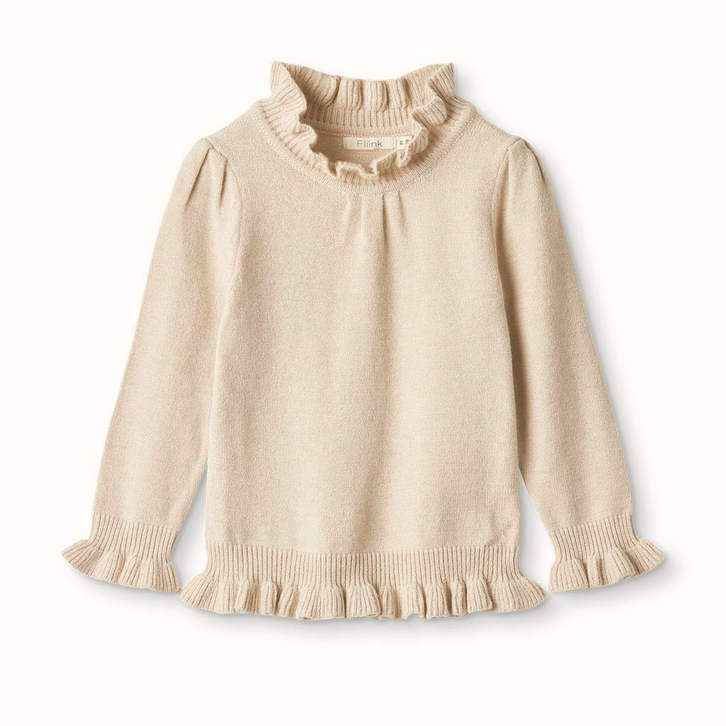 FLIINK ABBY BLOUSE BLOUSE SANDSHELL