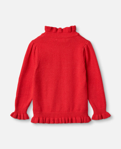 FLIINK ABBY BLOUSE BLOUSE POMPEIAN RED