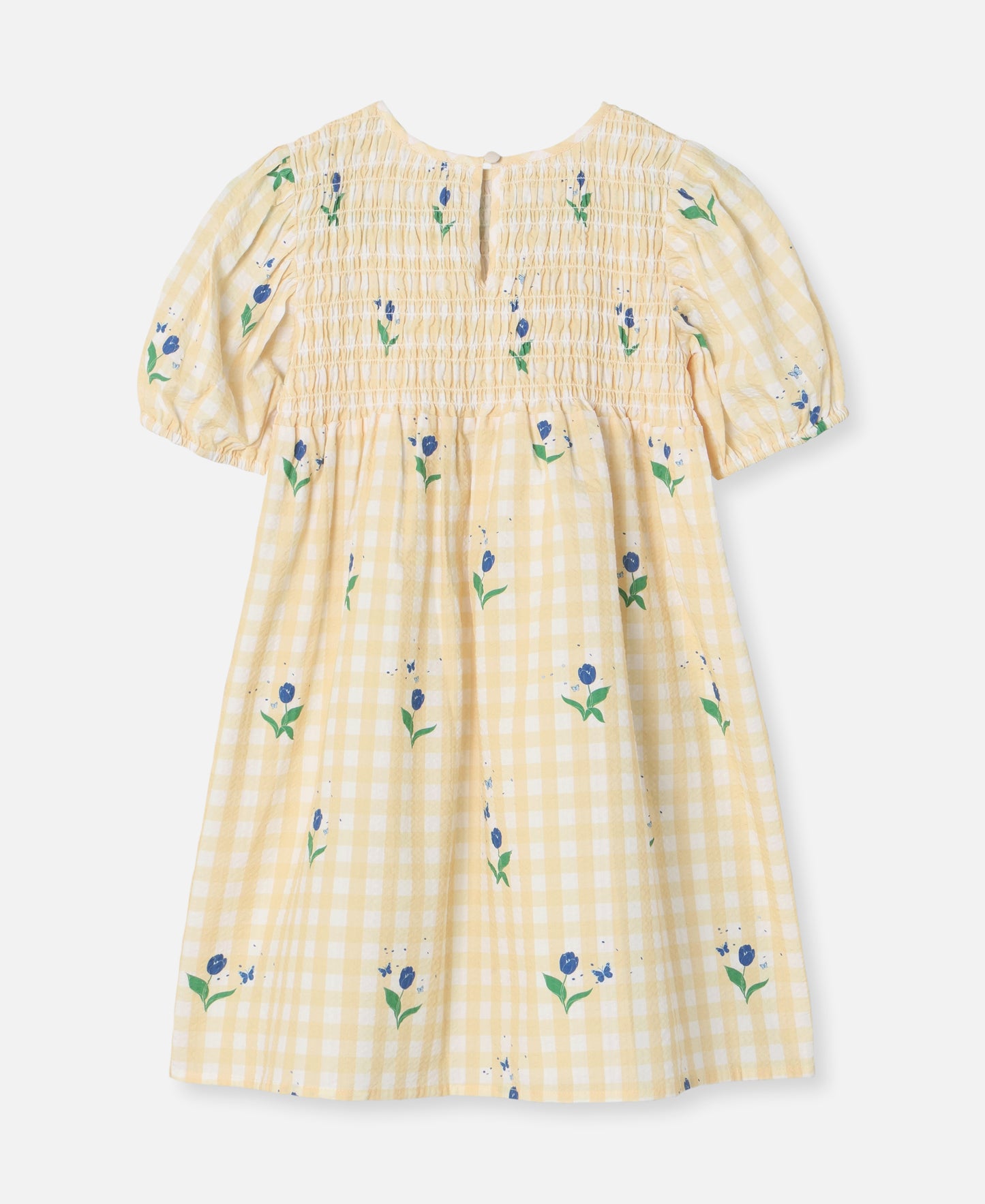 FLIINK AGNES FLOWER SS DRESS DRESS SUNLIGHT FLOWER AOP