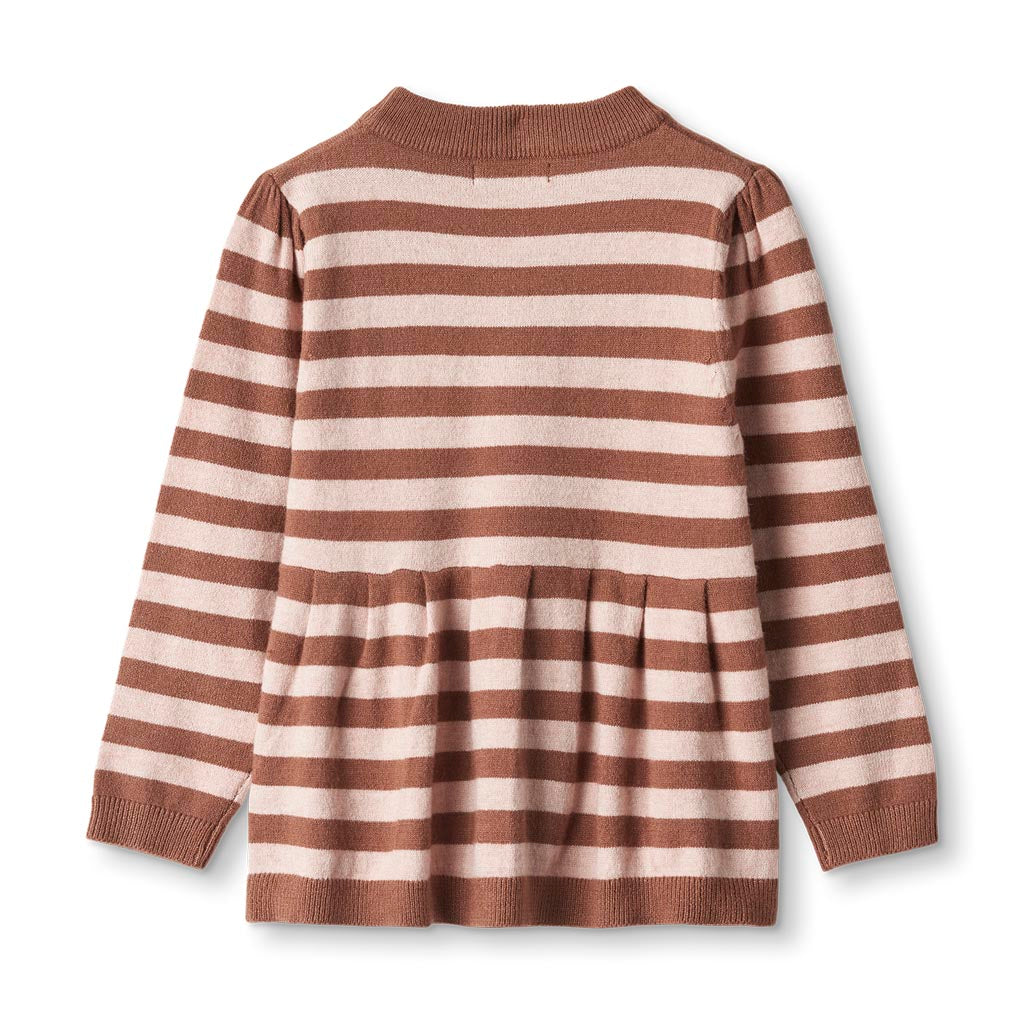FLIINK ALILLY BLOUSE BLOUSE CAROB BROWN/PEACH WHIP