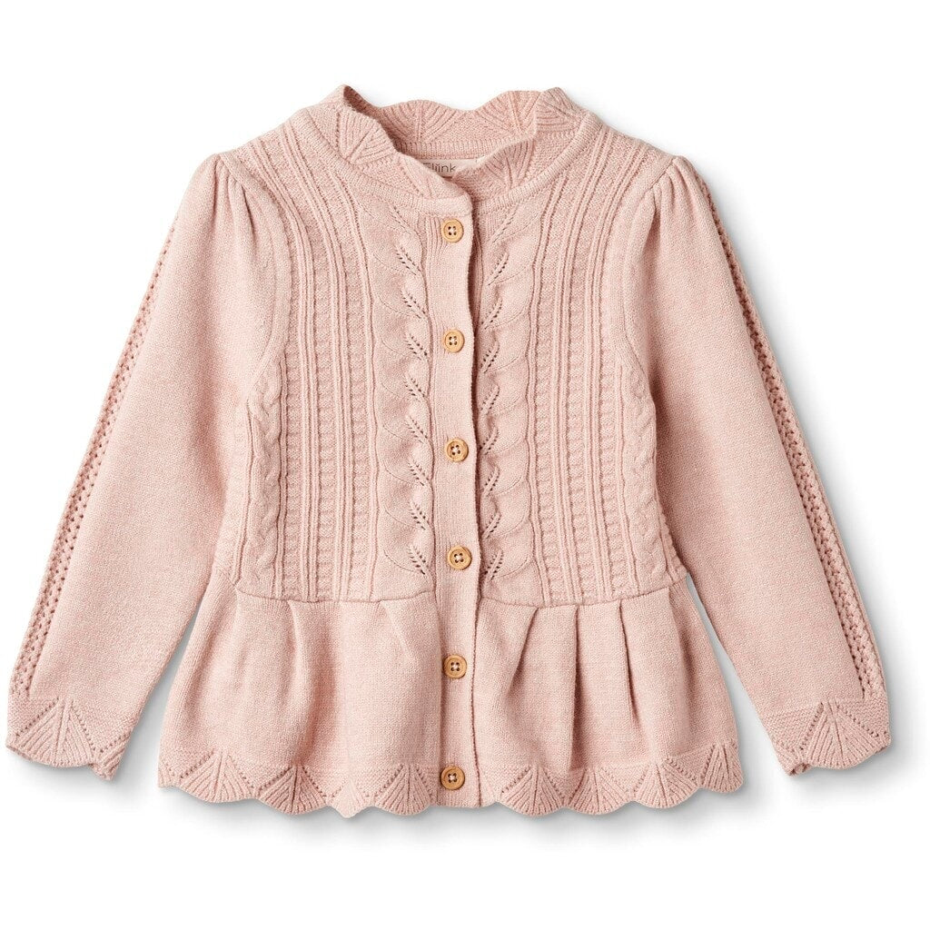 FLIINK ALILLY CARDIGAN CARDIGAN PEACH WHIP