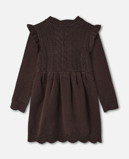 FLIINK ALILLY DRESS DRESS COFFEE BEAN