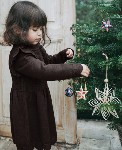 FLIINK ALILLY DRESS DRESS COFFEE BEAN