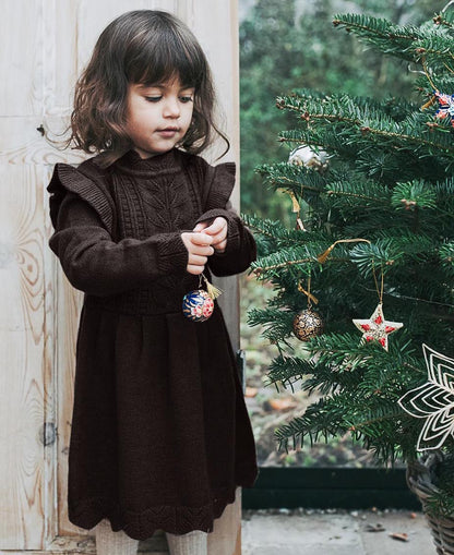 FLIINK ALILLY DRESS DRESS COFFEE BEAN