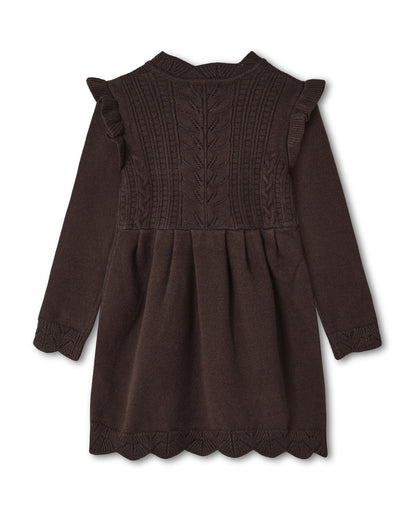 FLIINK ALILLY DRESS DRESS COFFEE BEAN