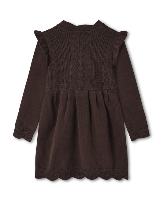 FLIINK ALILLY DRESS DRESS COFFEE BEAN