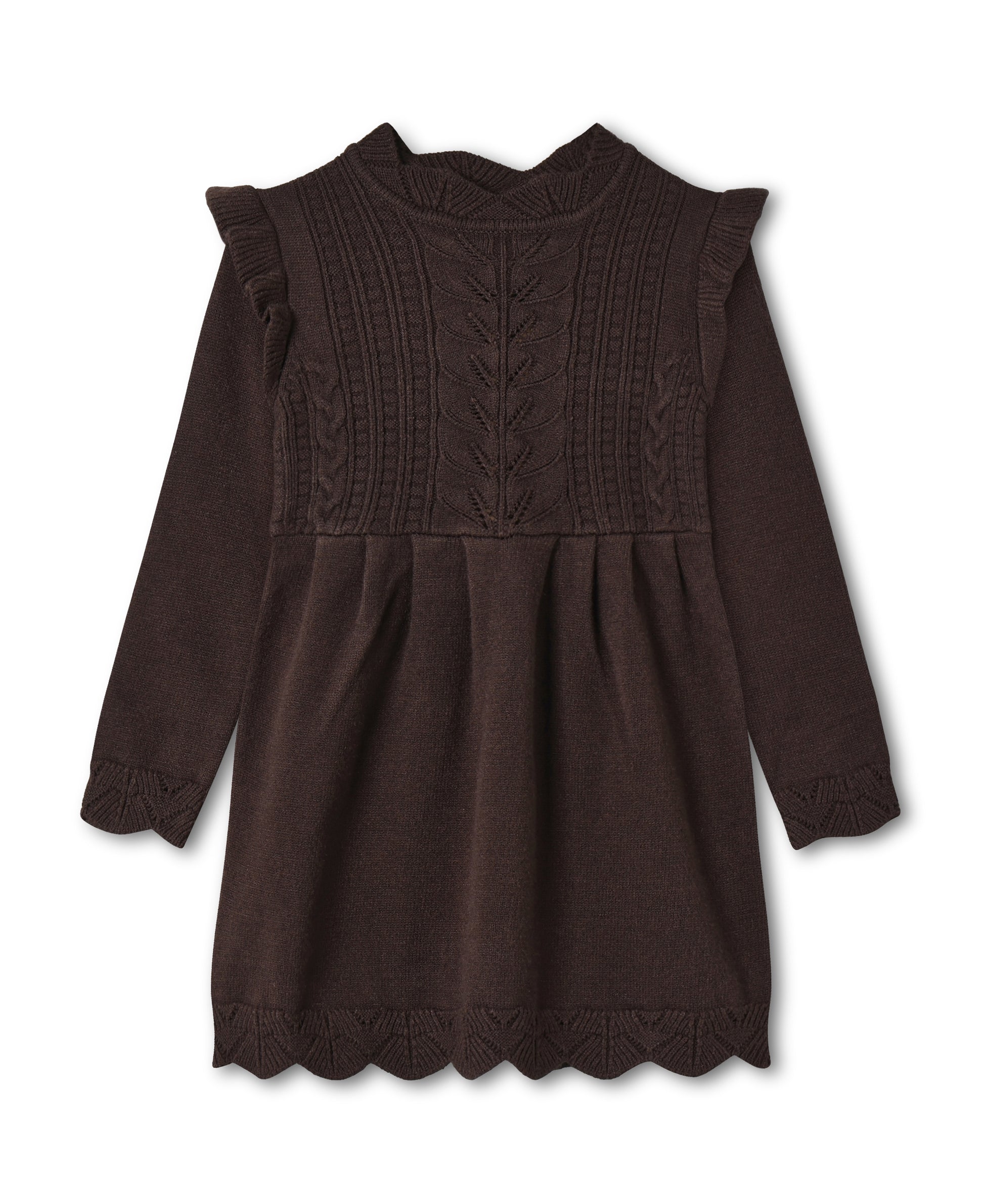 FLIINK ALILLY DRESS DRESS COFFEE BEAN
