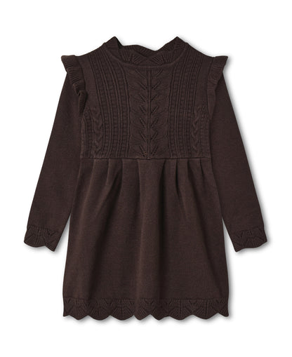 FLIINK ALILLY DRESS DRESS COFFEE BEAN