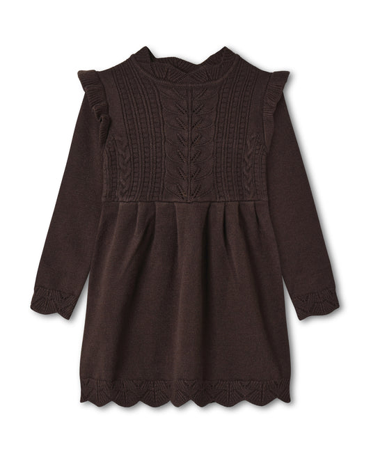 FLIINK ALILLY DRESS DRESS COFFEE BEAN