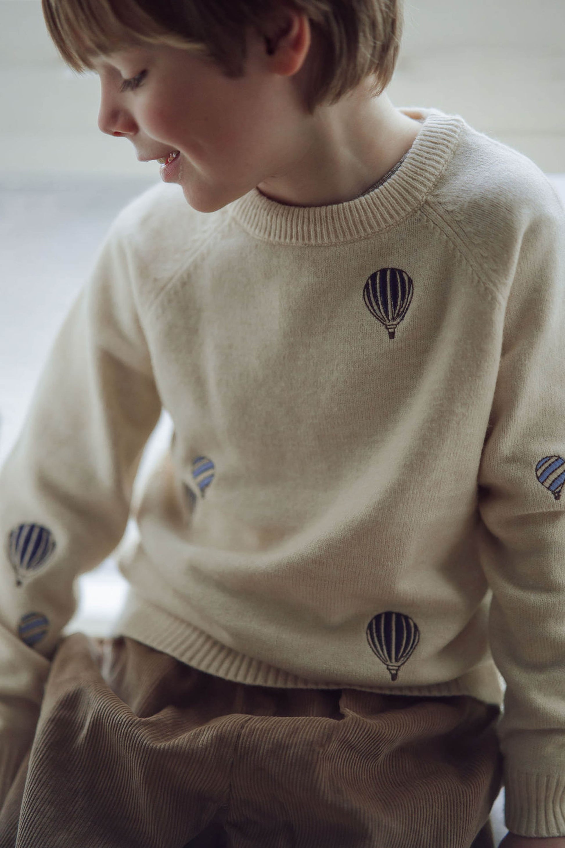 FLIINK ALON BALLOON PULLOVER PULLOVER SANDSHELL