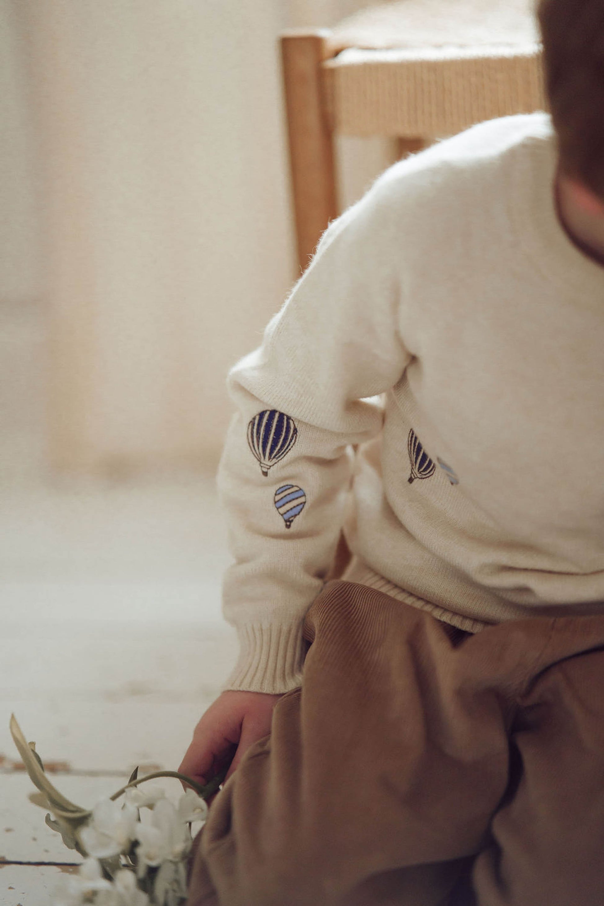 FLIINK ALON BALLOON PULLOVER PULLOVER SANDSHELL