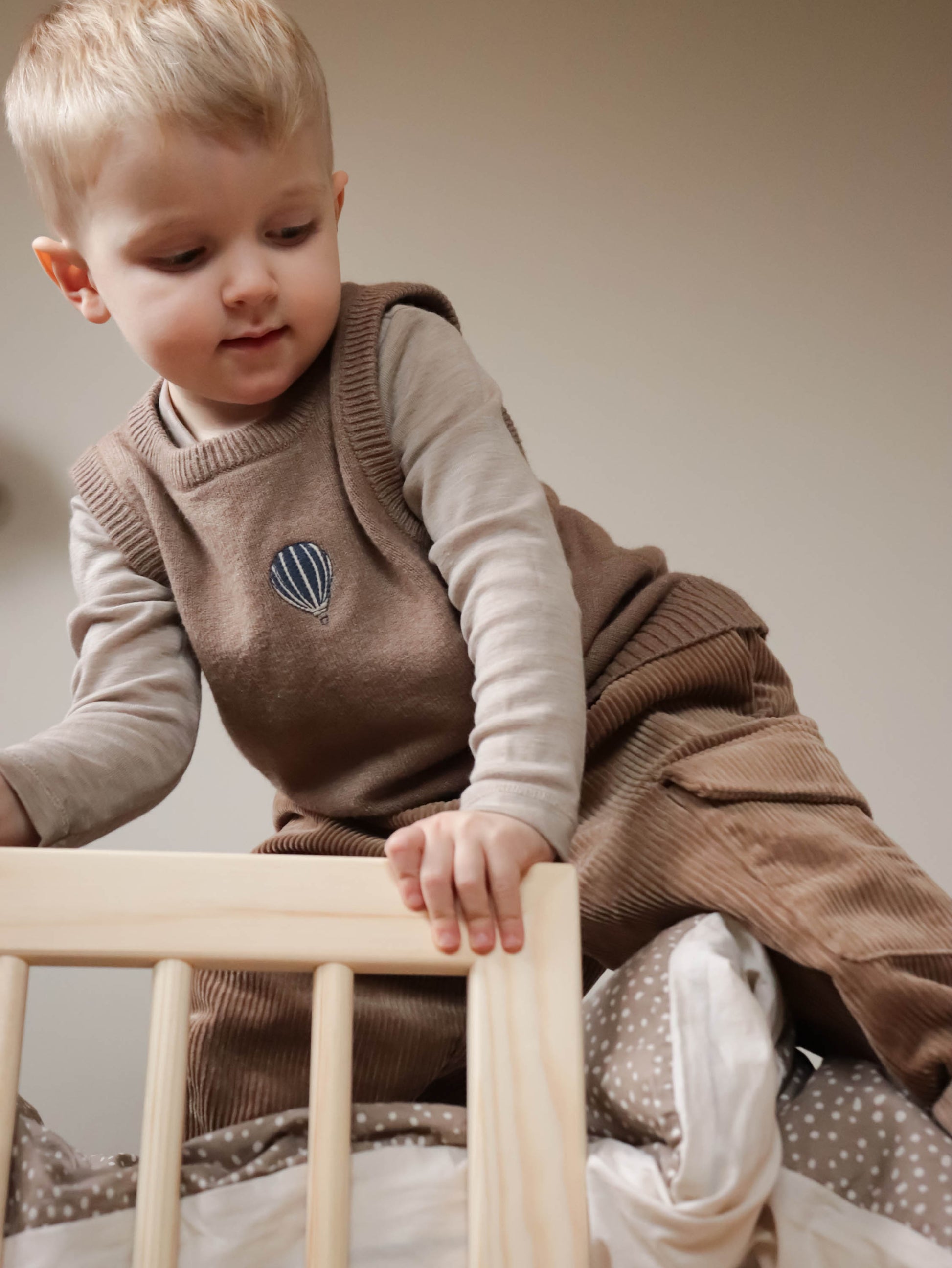 FLIINK ALON BALLOON VEST VEST PINE BARK