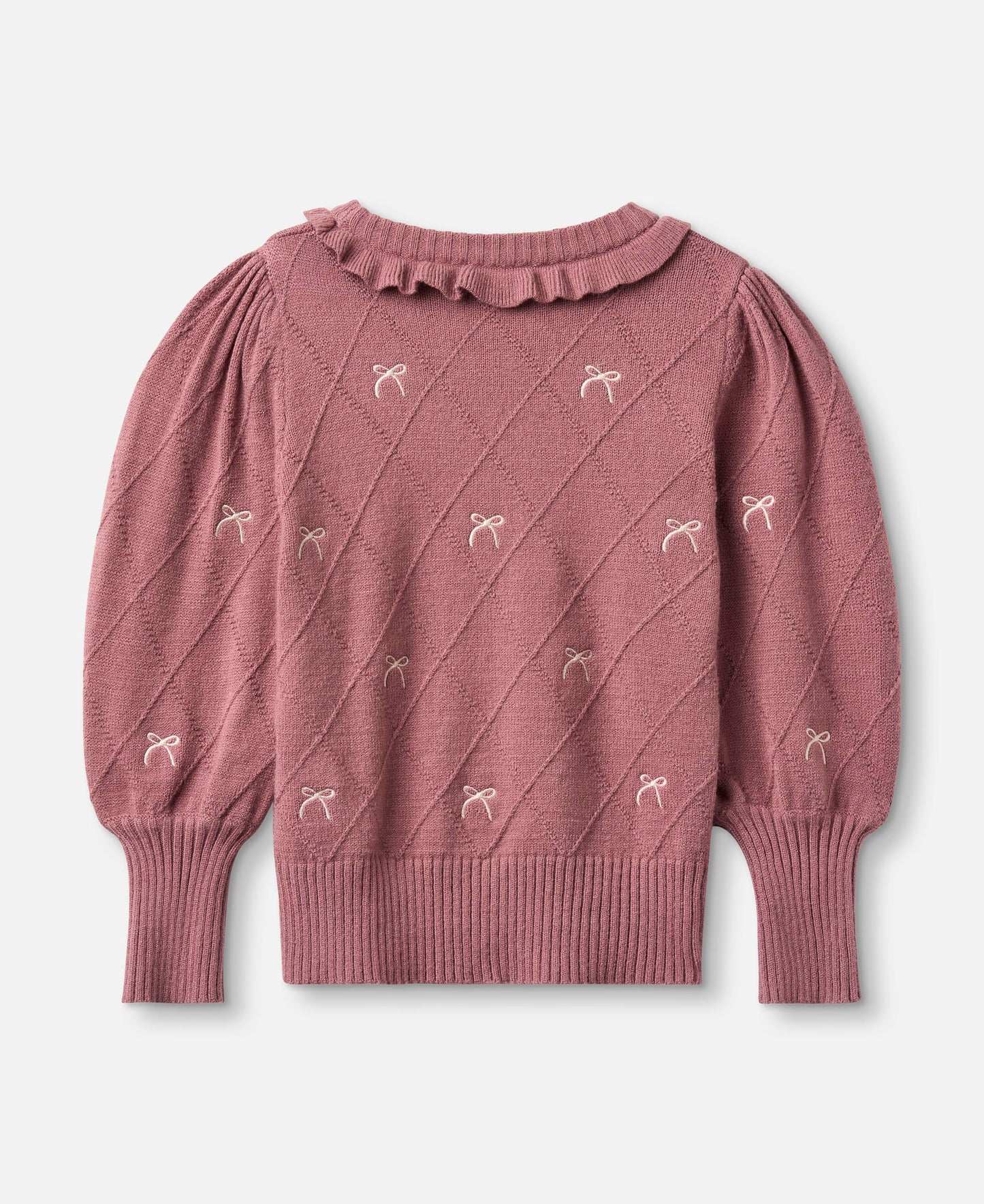 FLIINK ALON BOW BLOUSE BLOUSE ASH ROSE