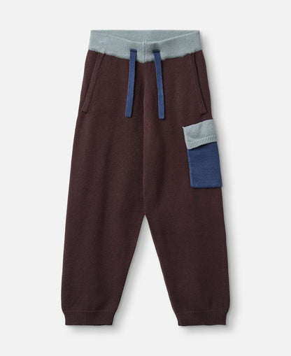FLIINK ALON CONTRAST PANT PANT COFFEE BEAN