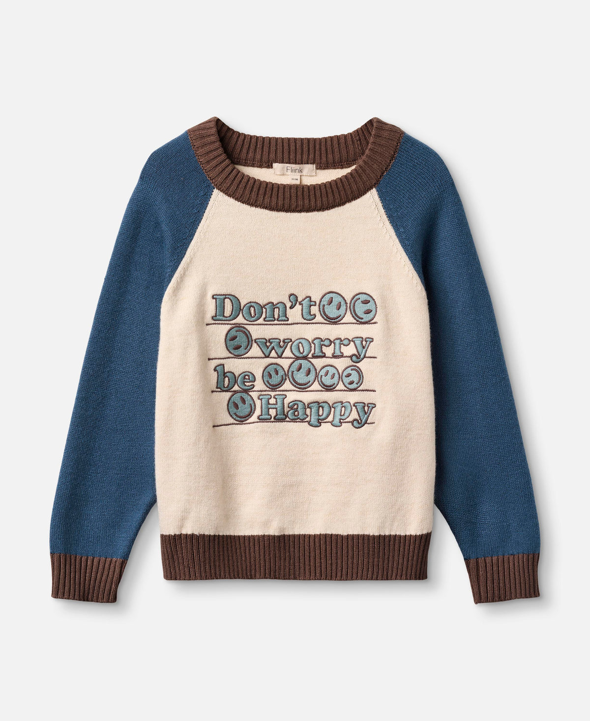 FLIINK ALON CONTRAST PULLOVER PULLOVER SANDSHELL