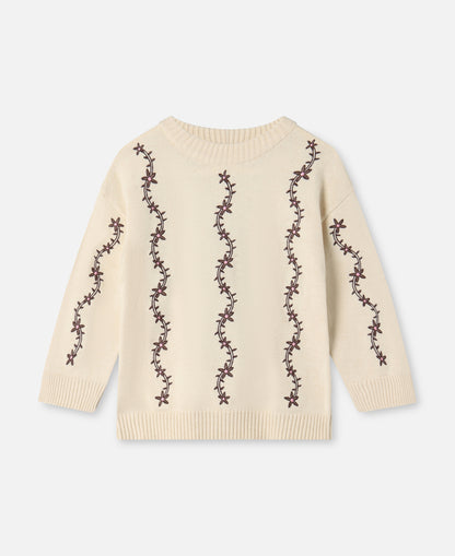 FLIINK ALON FLOWER PULLOVER PULLOVER SANDSHELL