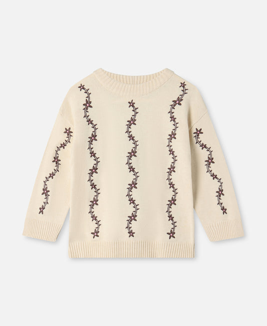 FLIINK ALON FLOWER PULLOVER PULLOVER SANDSHELL