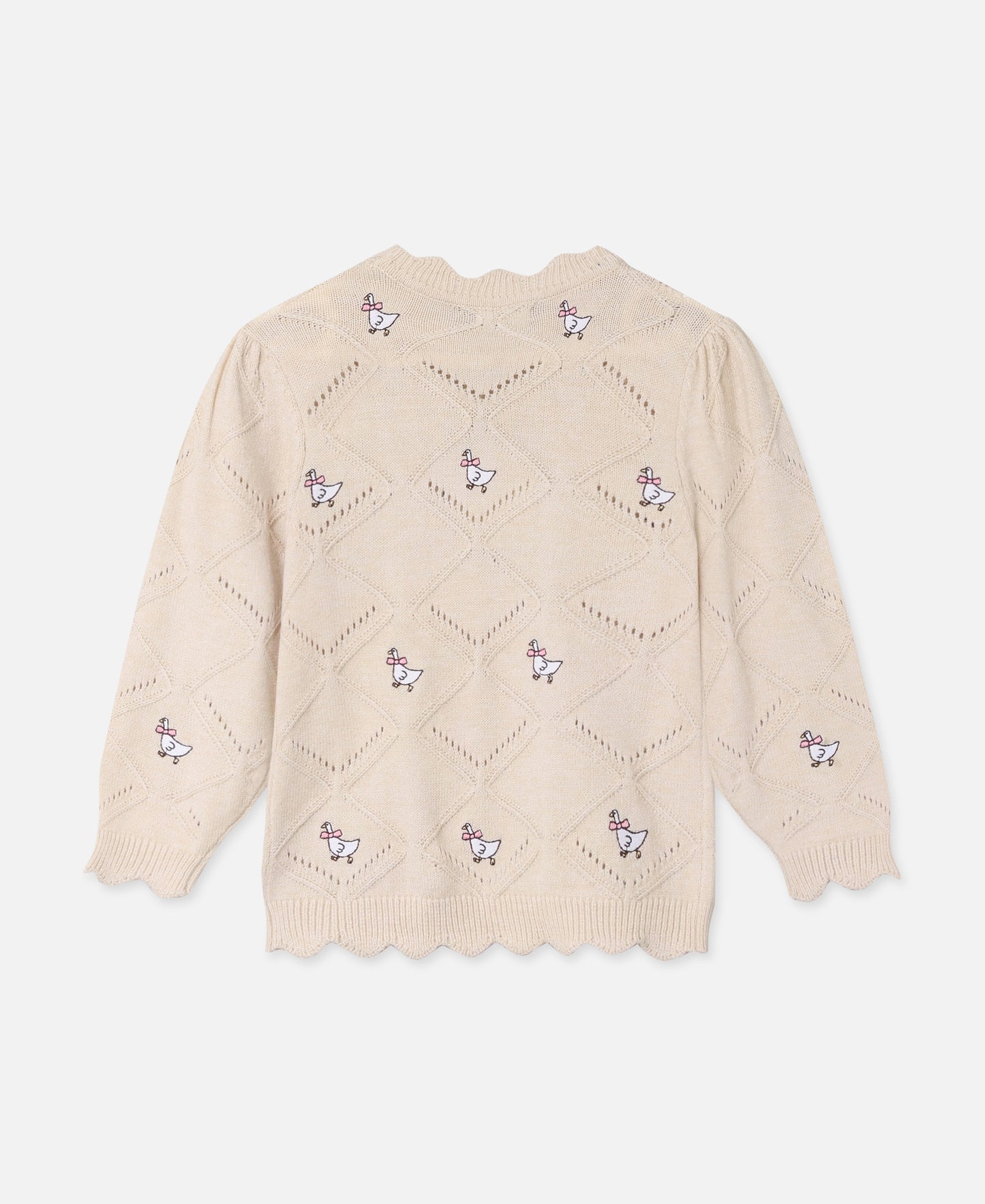 FLIINK ALON GOOSE PULLOVER BLOUSE SANDSHELL