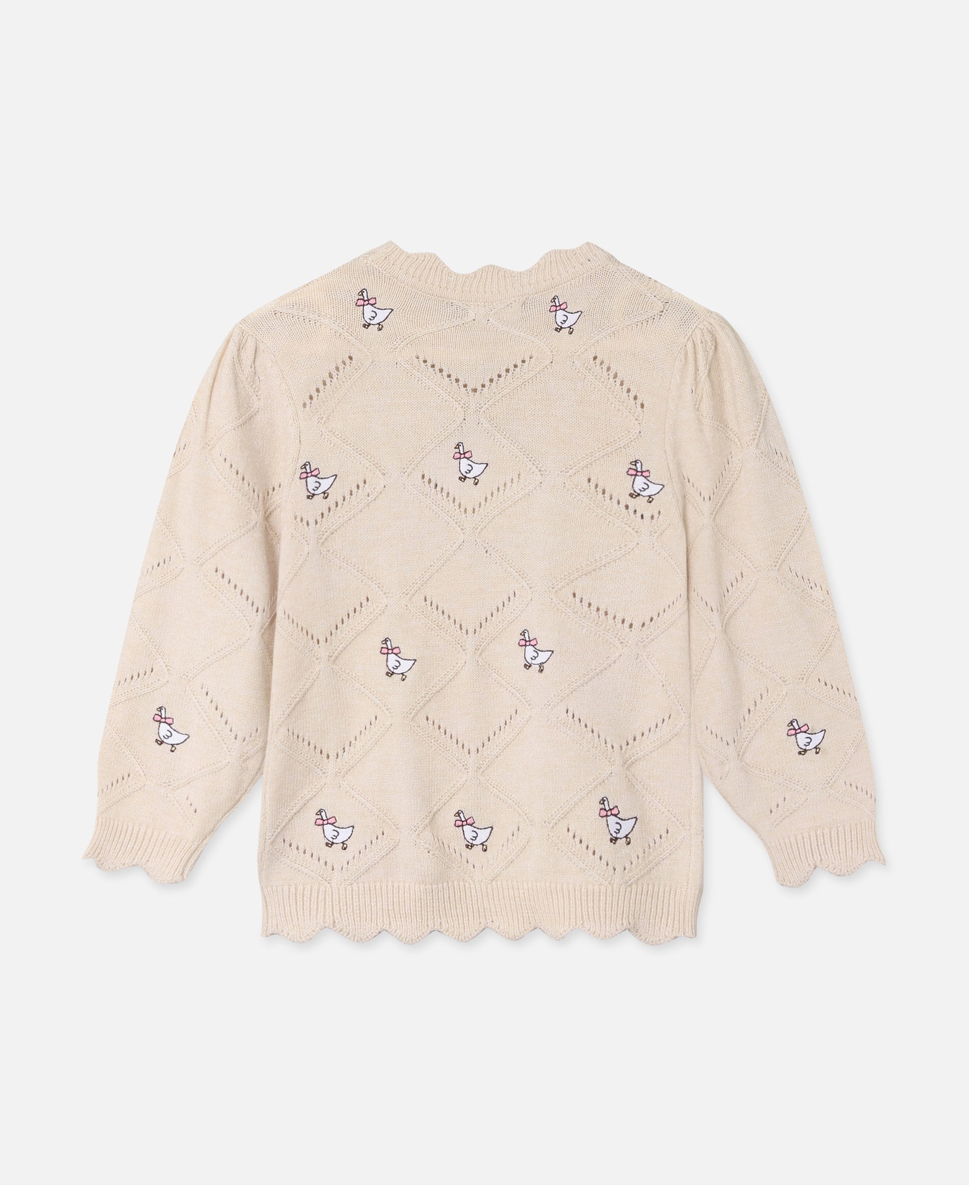 FLIINK ALON GOOSE PULLOVER BLOUSE SANDSHELL
