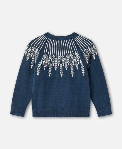 FLIINK ALON LEAF PULLOVER PULLOVER INSIGNIA BLUE