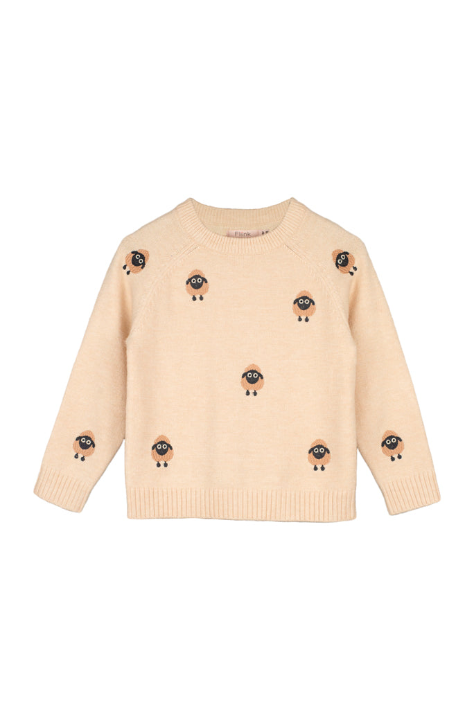 FLIINK ALON PULLOVER PULLOVER SANDSHELL EMBR. SHEEP
