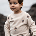 ALON PULLOVER - SANDSHELL EMBR. SHEEP