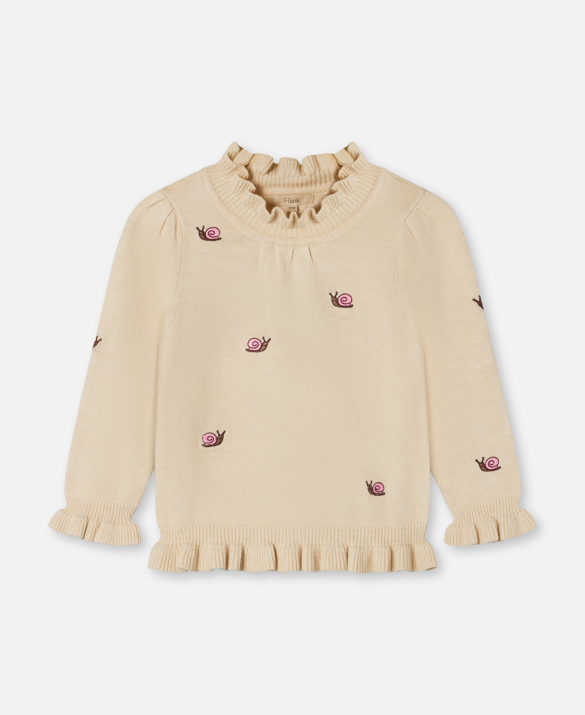 FLIINK ALON SNAIL BLOUSE BLOUSE SANDSHELL