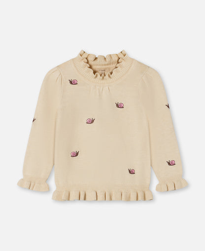 FLIINK ALON SNAIL BLOUSE BLOUSE SANDSHELL
