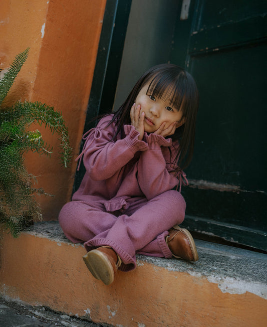 FLIINK ALON WIDE PANT PANT ASH ROSE