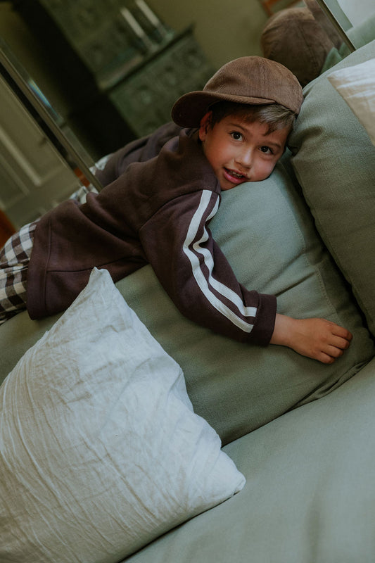 FLIINK ALVIN AUTUMN SWEATSHIRT PULLOVER COFFEE BEAN