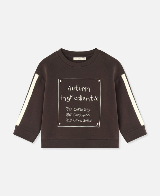 FLIINK ALVIN AUTUMN SWEATSHIRT PULLOVER COFFEE BEAN