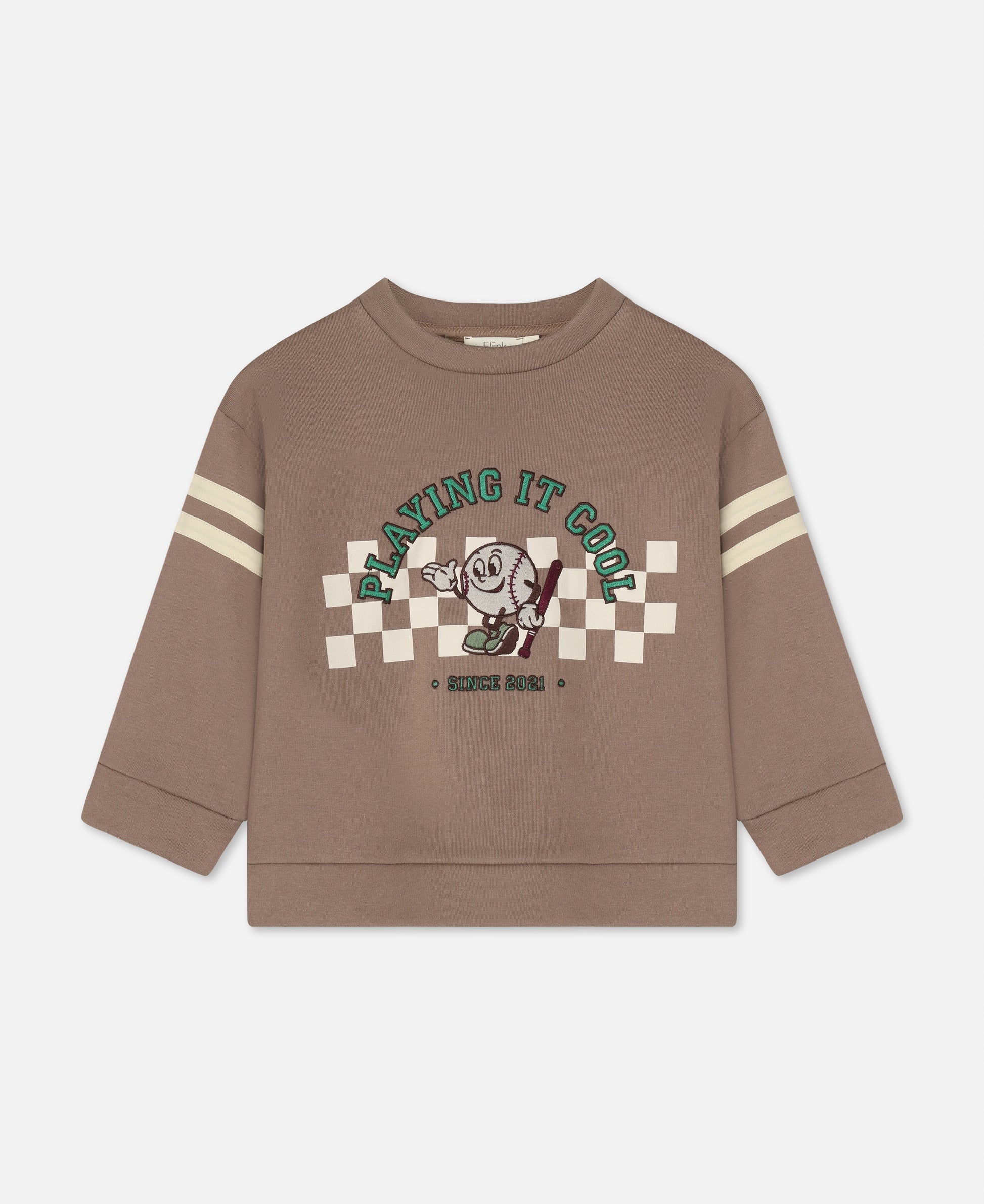 FLIINK ALVIN COOL SWEATSHIRT PULLOVER PINEBARK