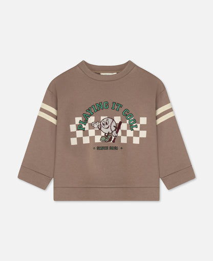 FLIINK ALVIN COOL SWEATSHIRT PULLOVER PINEBARK