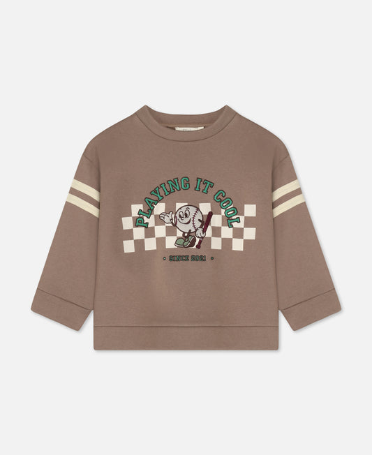 FLIINK ALVIN COOL SWEATSHIRT PULLOVER PINEBARK