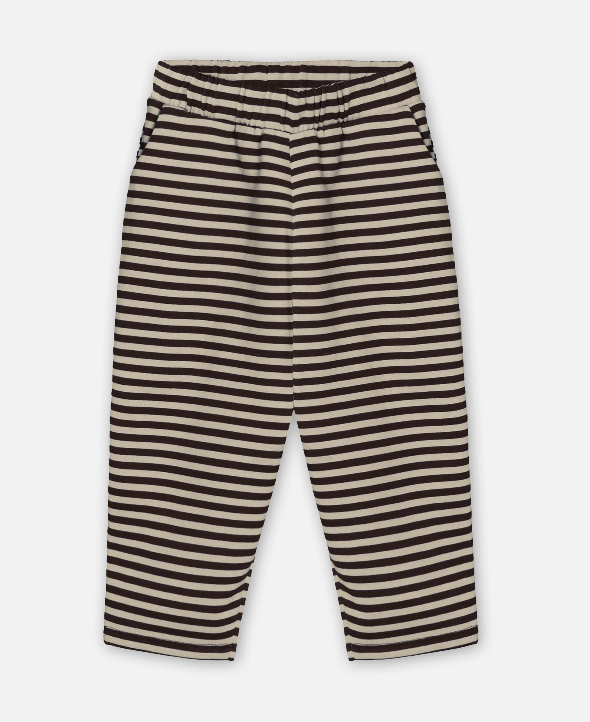 FLIINK ALVIN STRIPE PANT PANT COFFEE BEAN / SANDSHELL