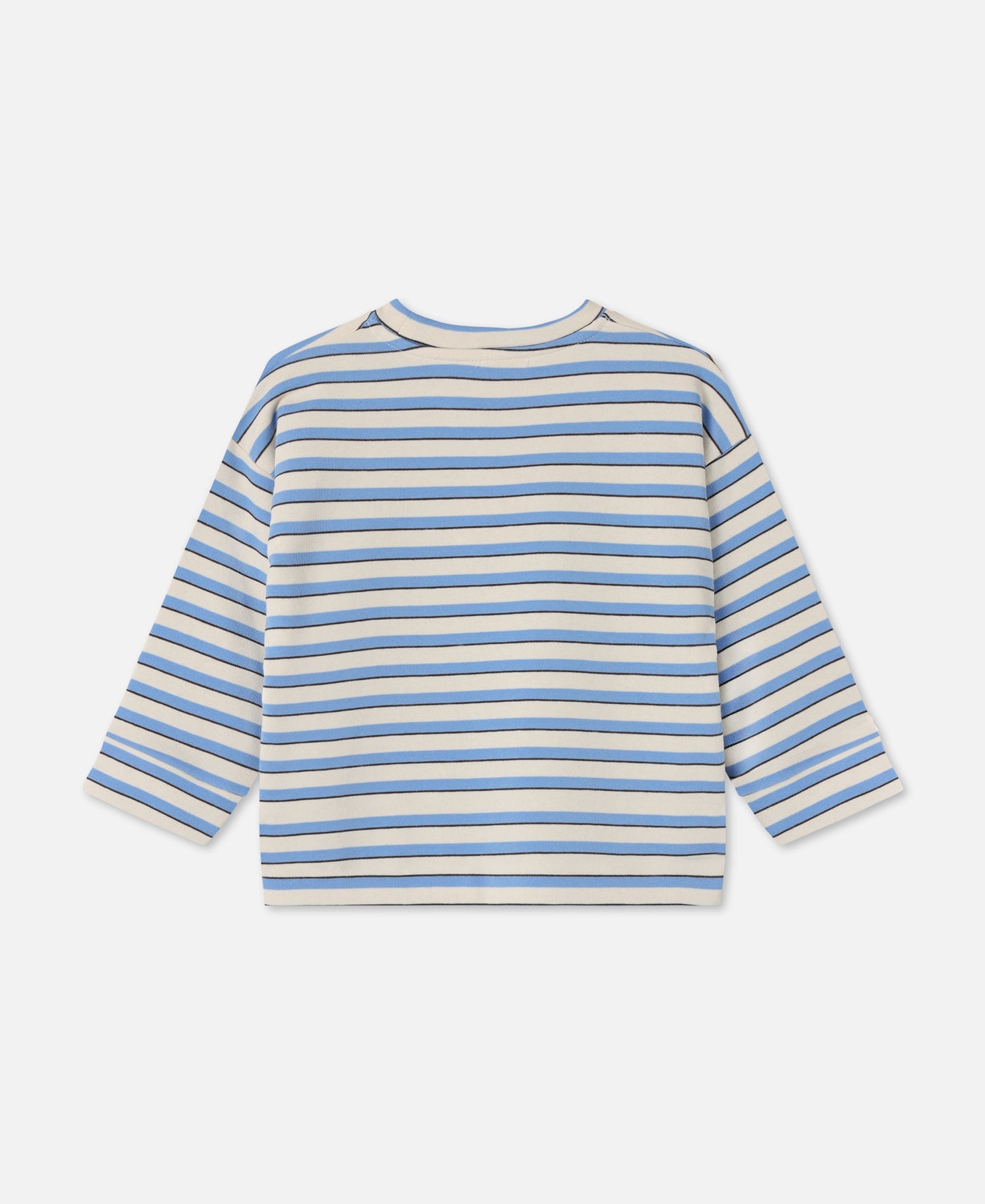 FLIINK ALVIN STRIPE SWEATSHIRT PULLOVER SANDSHELL/MARINA