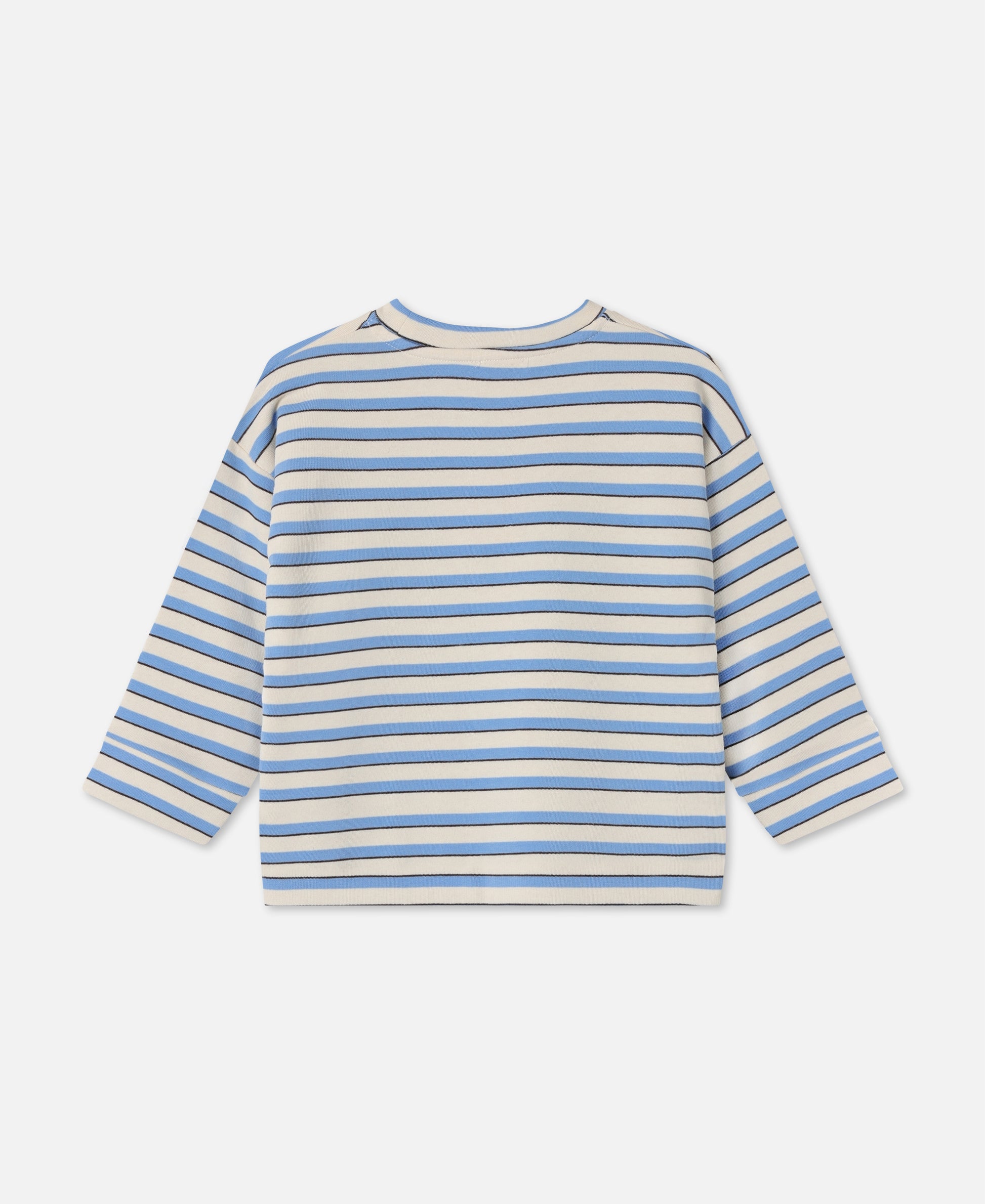FLIINK ALVIN STRIPE SWEATSHIRT PULLOVER SANDSHELL/MARINA