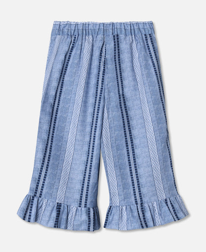 FLIINK AMIE RUFFLE PANT PANT NAVY