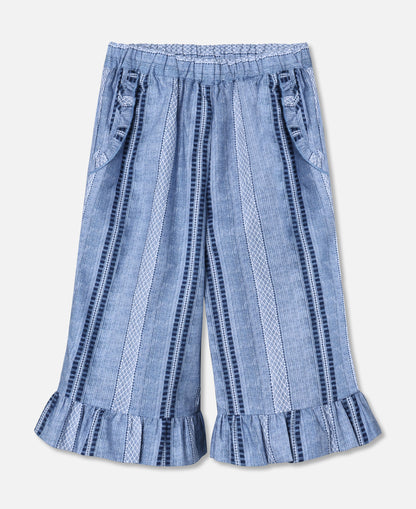 FLIINK AMIE RUFFLE PANT PANT NAVY