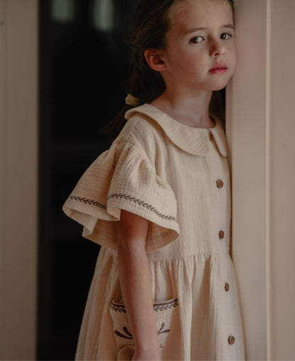 FLIINK AMOUR FLOWER DRESS DRESS SANDSHELL