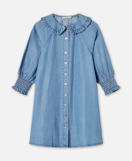 FLIINK BALOU LS DRESS DRESS DREAM BLUE