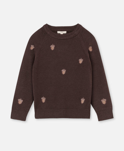 FLIINK BENNA ACORN PULLOVER PULLOVER COFFEE BEAN