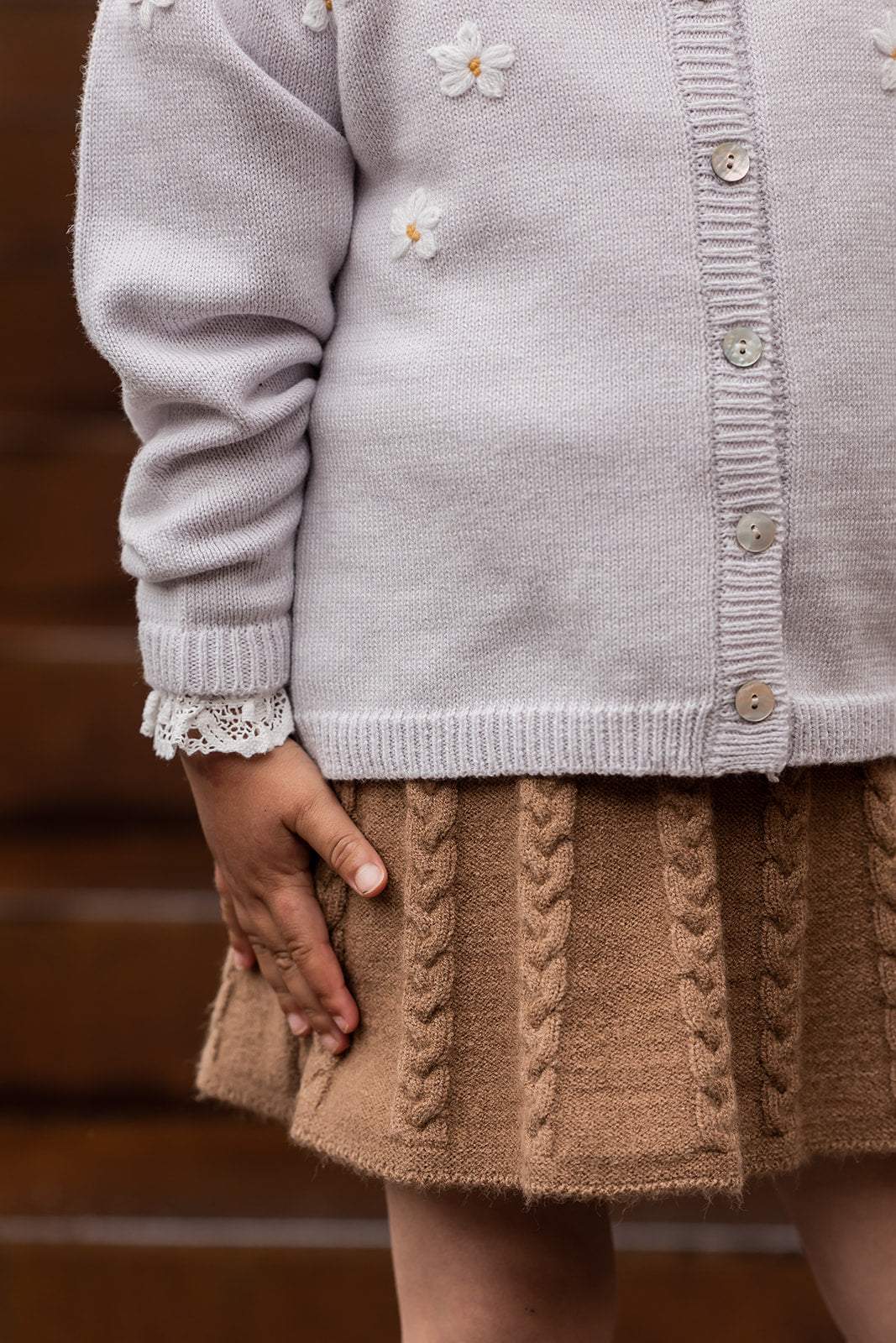 FLIINK BENNA CABEL SKIRT SKIRT TIGERS EYE