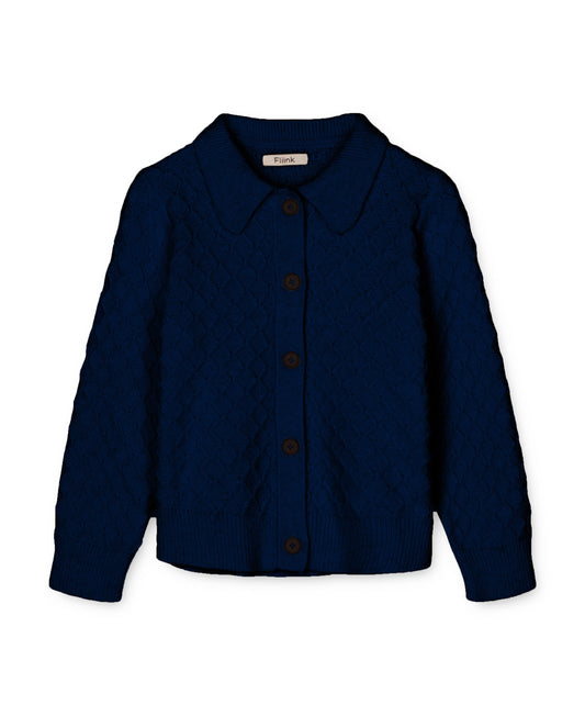 FLIINK BENNA CARDIGAN CARDIGAN NAVY