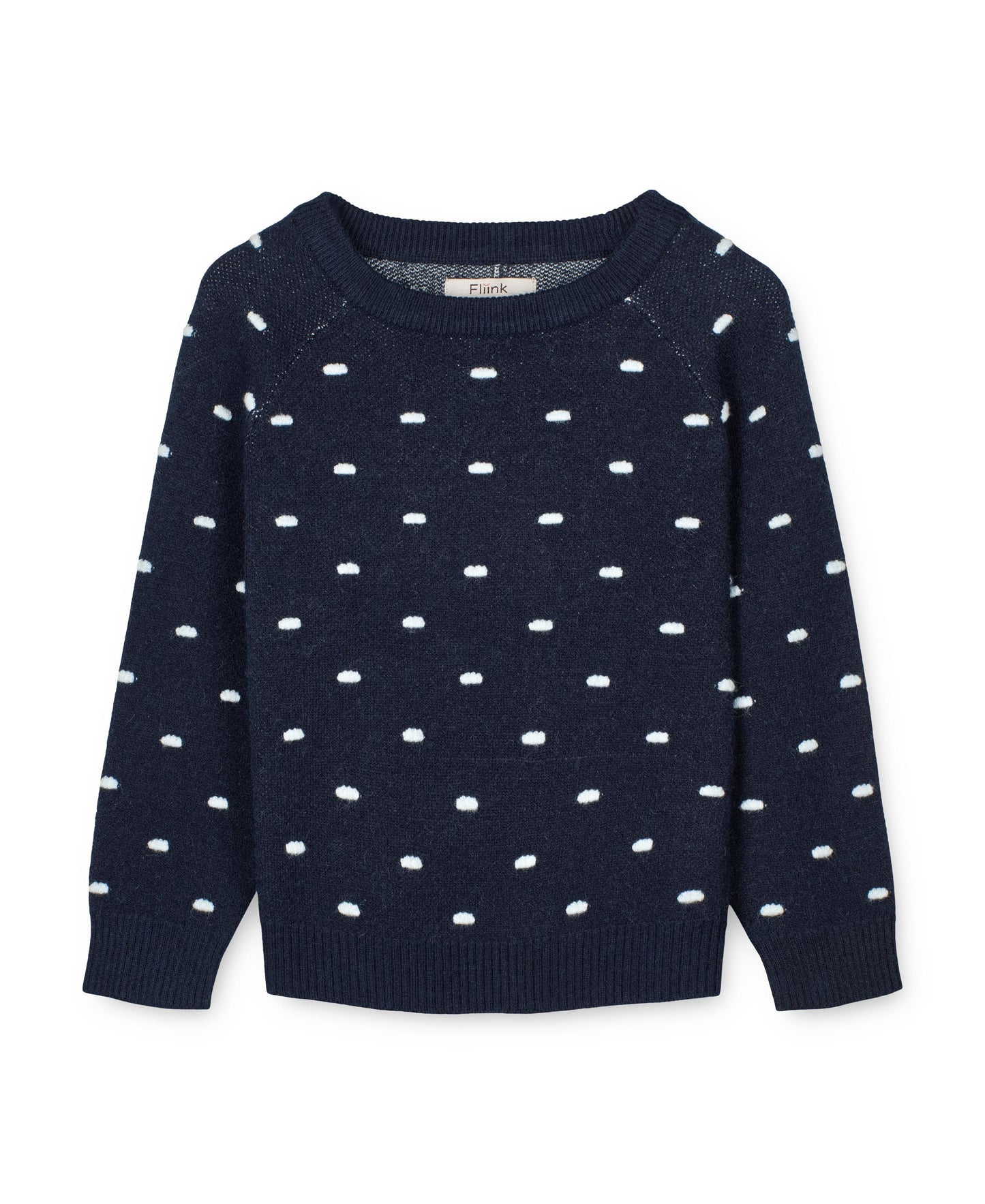 FLIINK  BENNA DOT PULLOVER PULLOVER NAVY/DOT