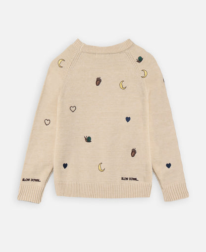 FLIINK BENNA ICON PULLOVER PULLOVER SANDSHELL