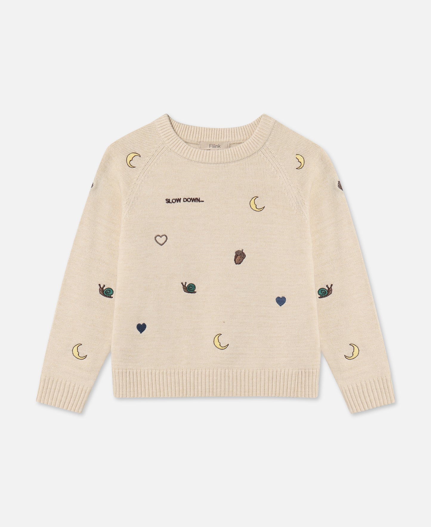 FLIINK BENNA ICON PULLOVER PULLOVER SANDSHELL