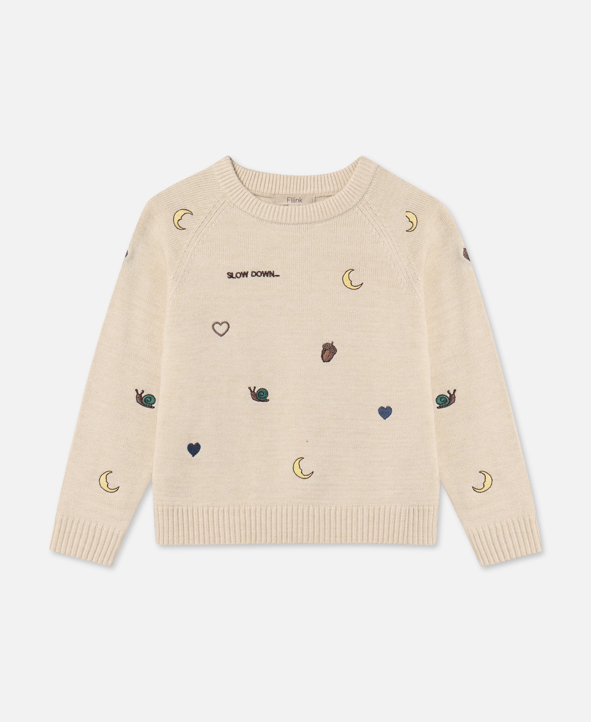 FLIINK BENNA ICON PULLOVER PULLOVER SANDSHELL