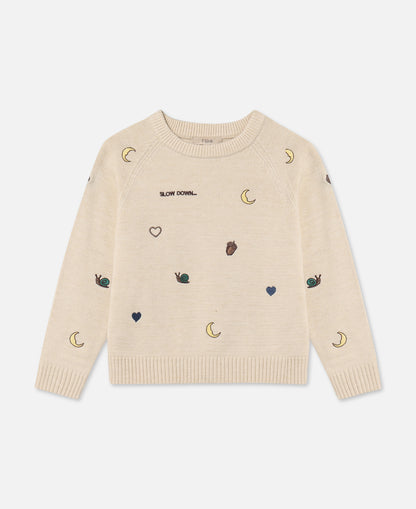 FLIINK BENNA ICON PULLOVER PULLOVER SANDSHELL