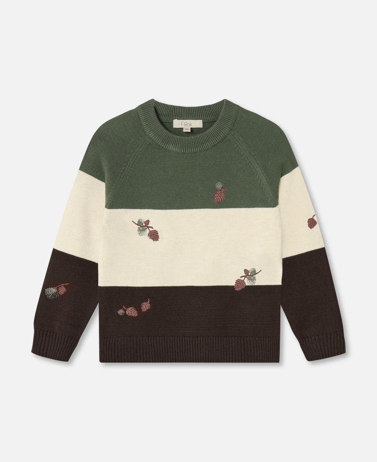FLIINK BENNA PINECONE PULLOVER PULLOVER BEETLE / SANDSHELL / COFFEE